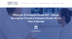 Desktop Screenshot of hamptonroadsent.com